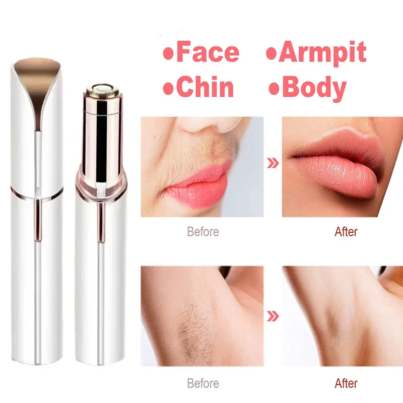 Electric Hair Removal Machine Facial Hair Remover Eyebrow Trimmer Bikini Depilator Shaving Eyebrow Trimming Tool Beginners