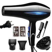 Hair Dryer 2200W Professional Powerful Hair Dryer Fast Heating Hot And Cold Adjustment Ionic Air Blow Dryer with Air Collecting 1