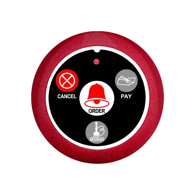 QWICALL 10 Customer Table Call Buttons Wireless Calling System Transmitter for Restaurants Hotel Cafe Hospital Paging