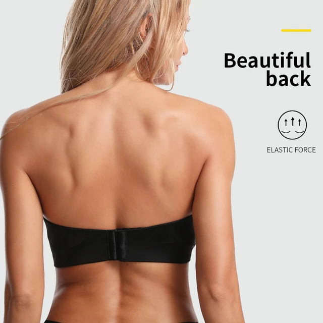 Women Bra Wire Free Sexy Push Up Invisible Bras Front Closure Underwear For  Female Brassiere Strapless Seamless Bralette - Active Bra - AliExpress