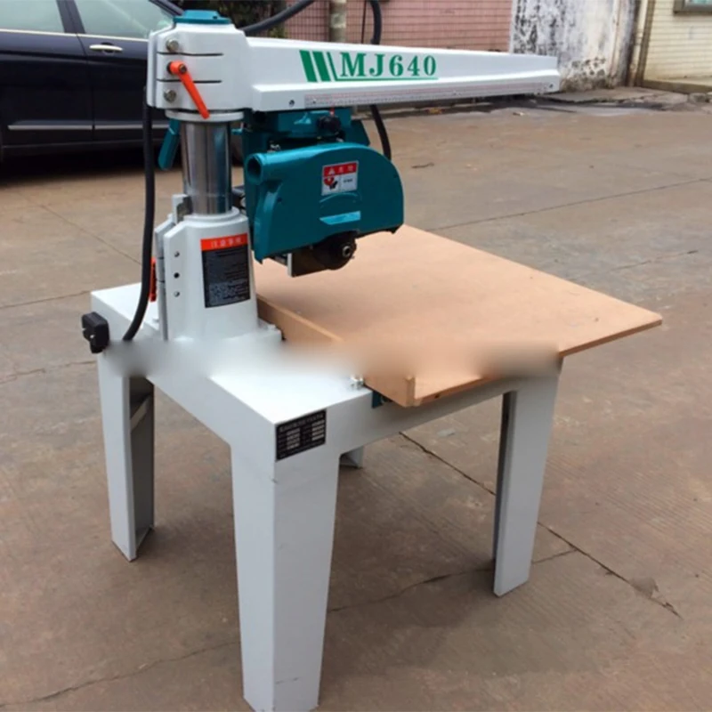 MJ640 Woodworking Rocker Saw Circular Radial Arm Saw Machine Electric Cutting Machine Power Tools 2.2KW 5