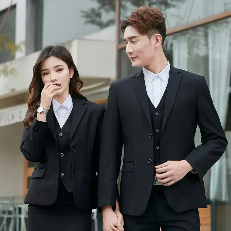 Men Suits Wedding 3 Pieces 2 Full Set Elegant Fashion Jackets Vest Pants Blazers Formal Adult Costumes