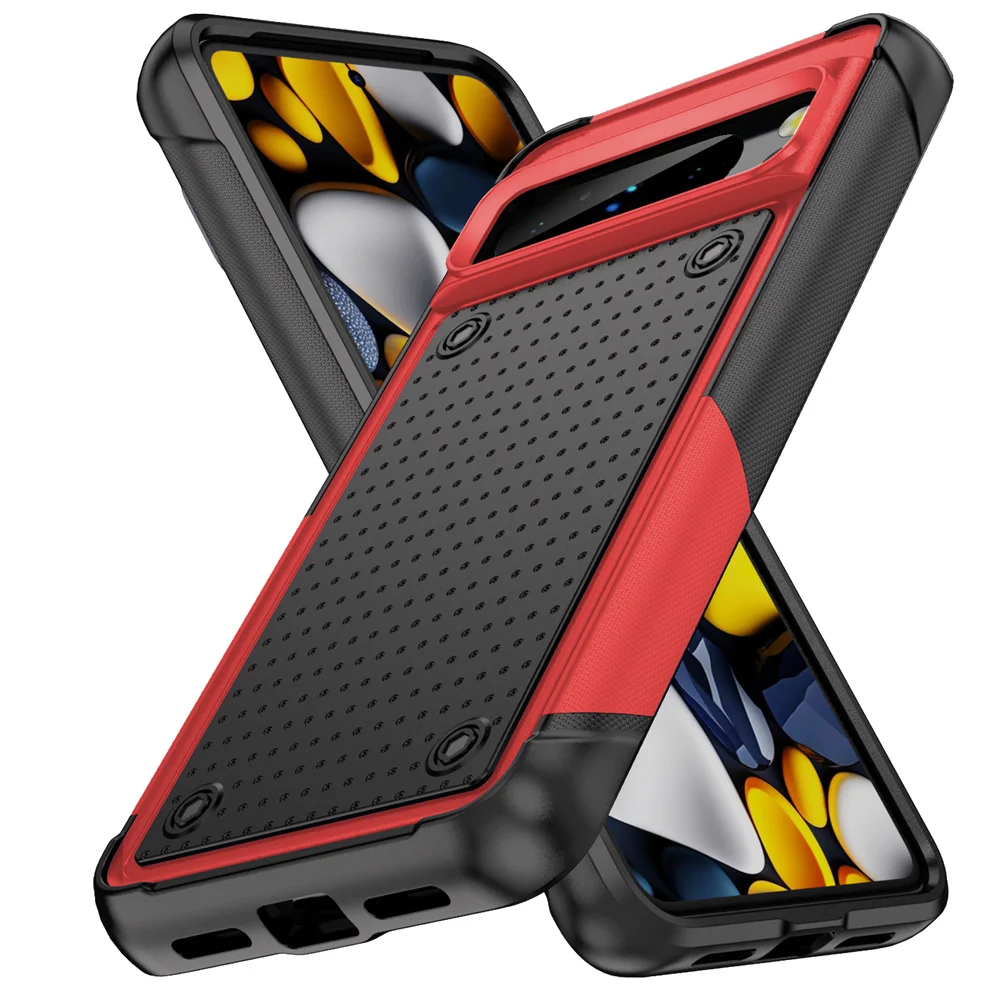 Luxury Military Grade Armor Shockproof Phone Case - Heavy Duty Full Protection PC+TPU Cover Bumper