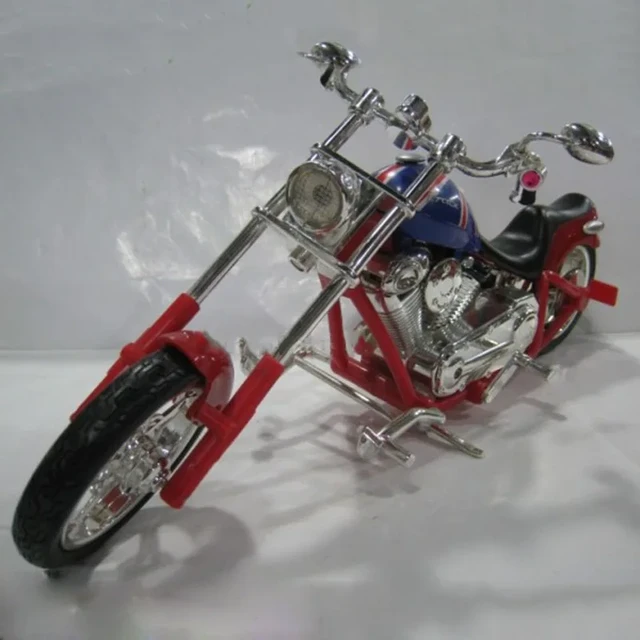 Plastic Collection Decoration  Classic Motorcycle Model Toy - 1