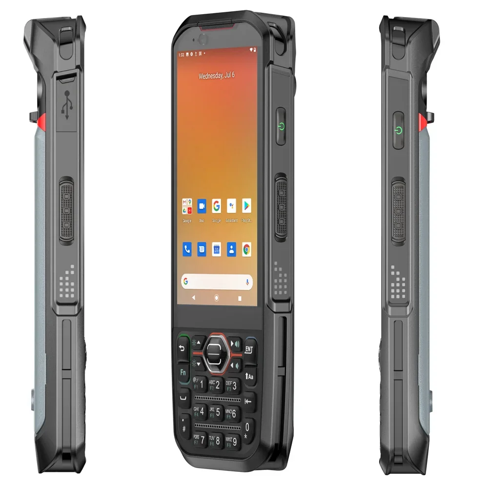 Scanner portatile PDA Android 13 OS 6G+64G Scansione 2D MT6769 CPU 4G-LTE Wifi GNSS Iot Terminale PDA robusto - immagine 5