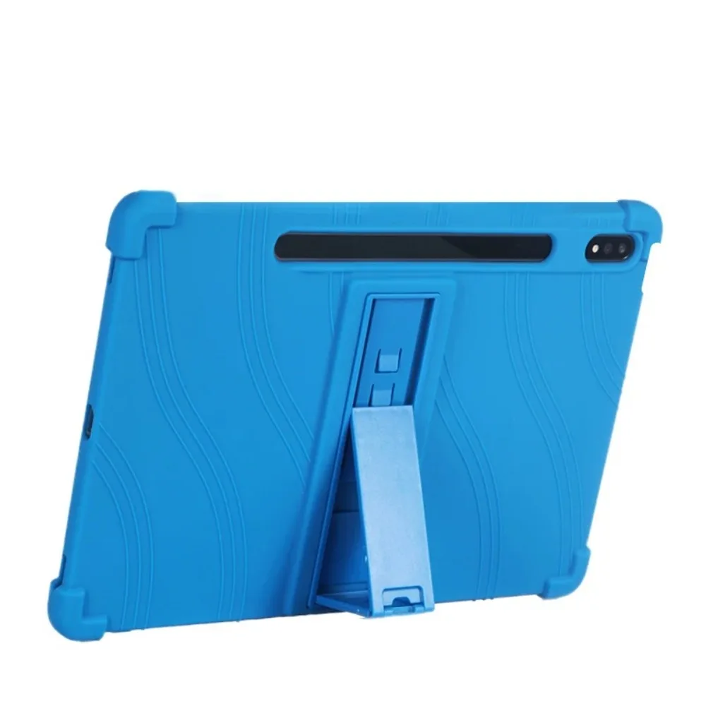 LENOVO 탭 XiaoXin Pad Pro용 실리콘 커버 케이스, 12.6 인치 태블릿 보호 쉘 탭 P12 Pro TB-Q706F Q706N