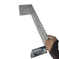 400-800mm Adjustable Dual Use V-notch Trowel and Square Notch Trowel for Fast and Equal Application of Adhesive on the Floor 2