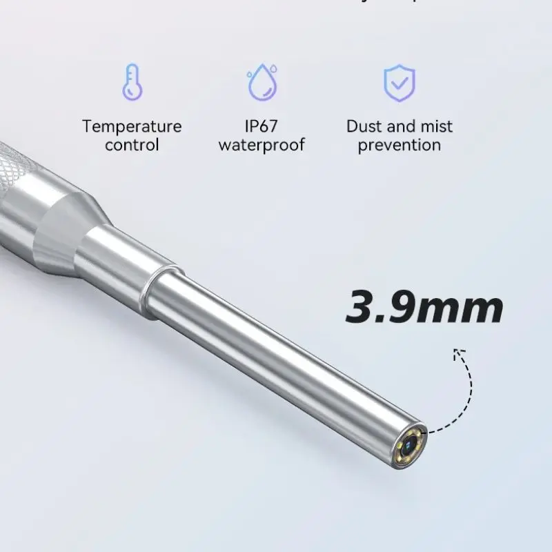 Digital Otoscope Ear Camera 3.9mm 4.3 Inch HD 1080P Ear Cleaning Kids Adults Type-C 32G Card Connection PC digital otoscope