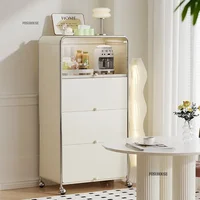 Nordic Minimalist Kitchen Cabinets Small Apartment Storage Cabinet Home Multi-layer Microwave Oven Kitchenware Kitchen Cabinet 2