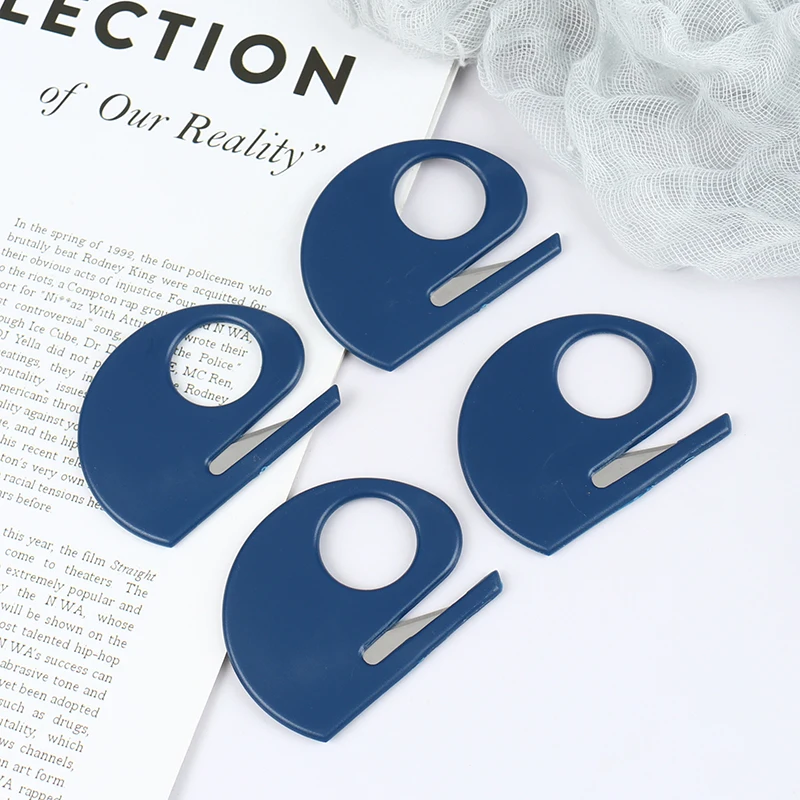 Utility Knife 2pcs Plastic Mini Letter Knife Mail Envelope Opener Safety Paper Guarded Cutter
