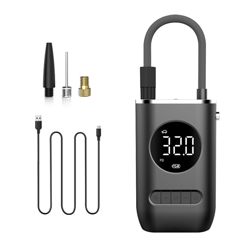 자동차 공기 펌프, 150PSI 무선 공기 압축기, 휴대용 전기 타이어 팽창기, 자동차 오토바이 자전거 타이어 공 