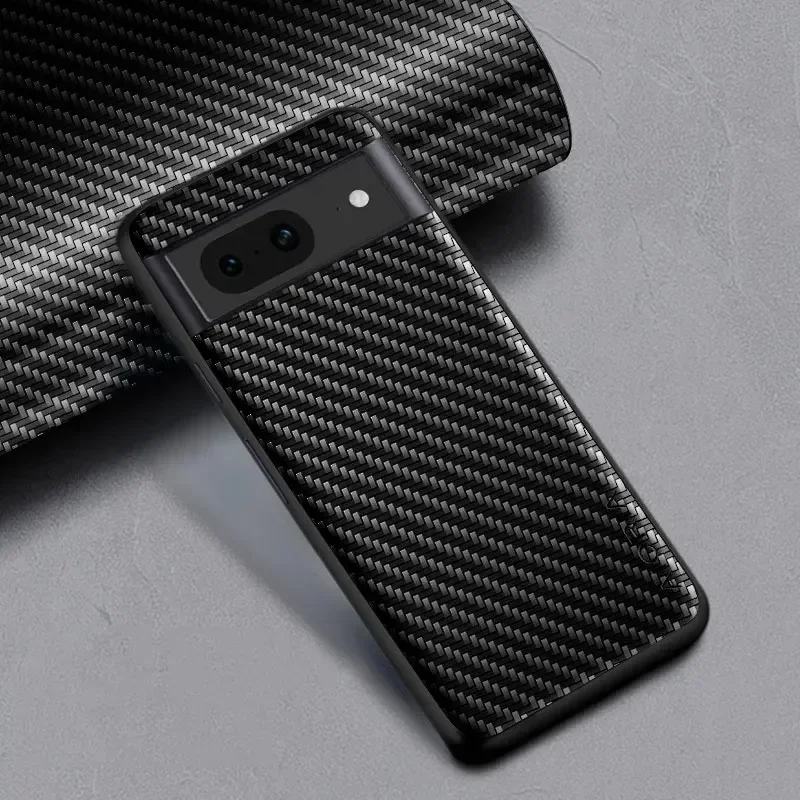 

Carbon Fibre texture Phone Case for Google Pixel 8 Pro Fashion Design Soft Back Cover Coque for pixel 8 pro Case