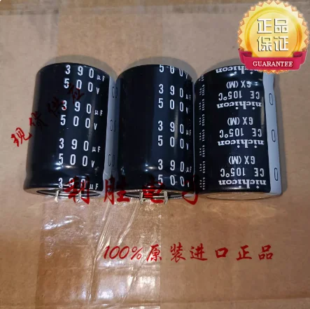 4pcs/lot Japanese original NICHICON 500V 390UF 35*50 GX series Filter aluminum electrolytic capacitor free shipping