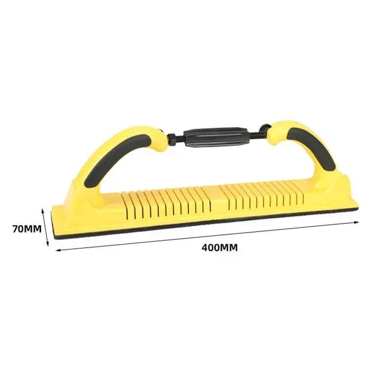 Dry Grinding Hand Push Board Car Putty Ash Hand Planer Rectangular Vacuum Arc Sandpaper Grinding Ash Board Body Repair Tool car putty grinding tool