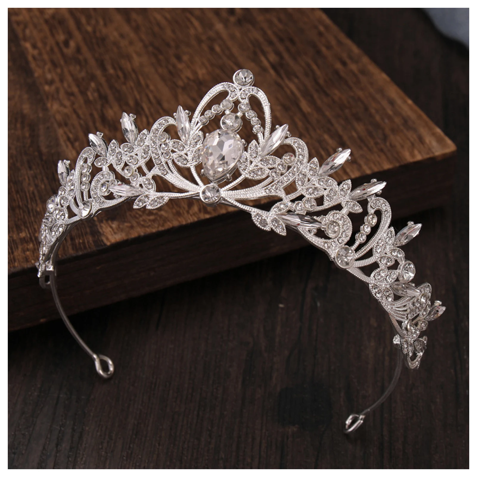 Princess Crown Ahoney - Gold Crystal Hair Accessory For Birthday \u0026 Halloween  Princess Tiara Crown, image size:1601x1601