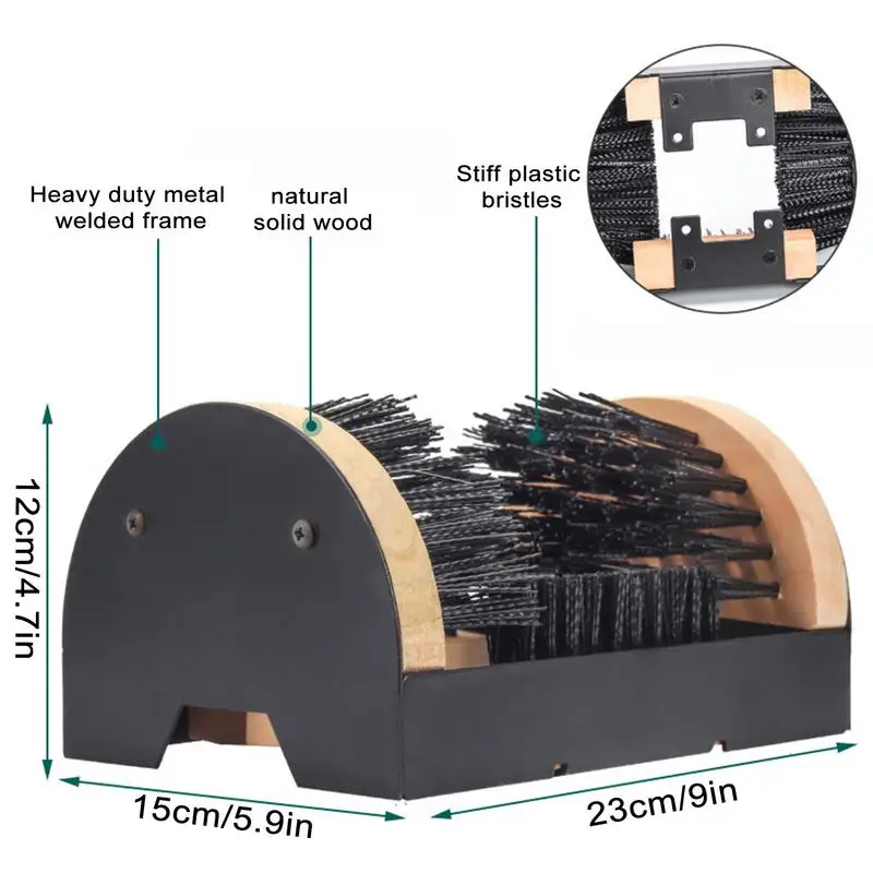 Boot Scraper Brush Multifunctional Snow Mud Brush For Shoes Household Shoe Maintenance Brushes For Rainboots Canvas Shoes 6