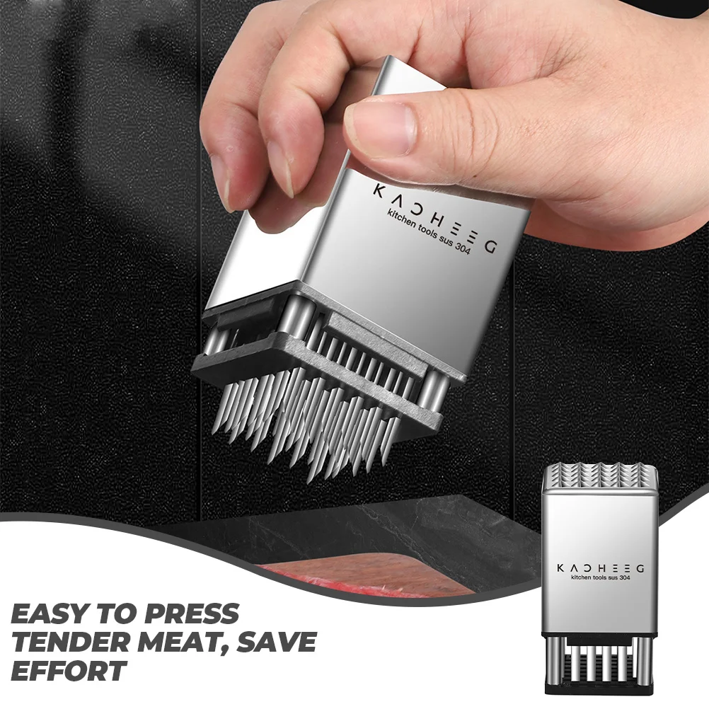 Stainless Steel Meat Hammer Mallet Pounder Tenderizer Tool Flattener Kitchen Utensil Meat Preparation Gadget For Poultry