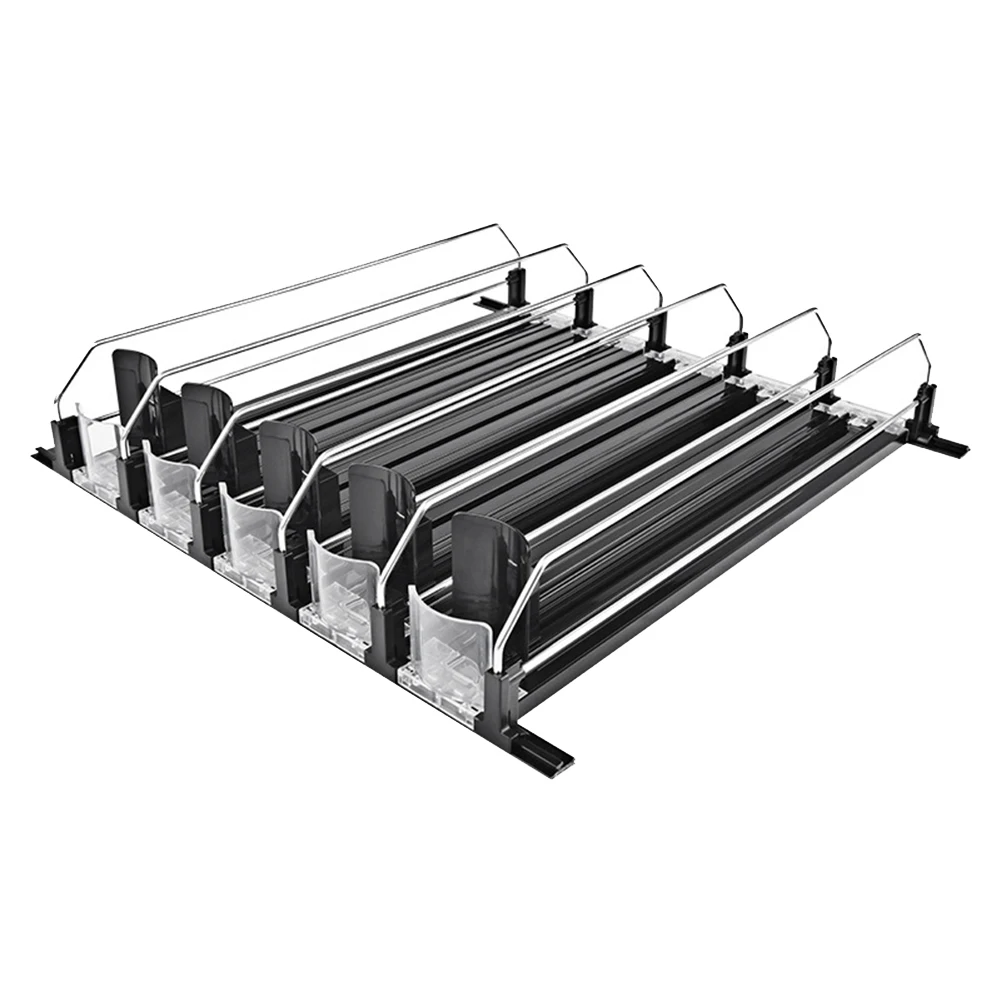 

Drink Shelf Organizer Fridge Glide Rack forReplenishment Automatic Can Tray Sliding Machine Dispenser Display