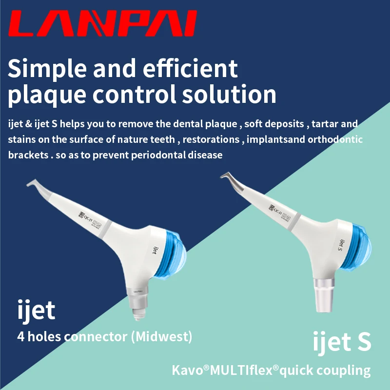 Dental Sandblasting Gun Teeth Polishing Handpiece Prophy Jet Air