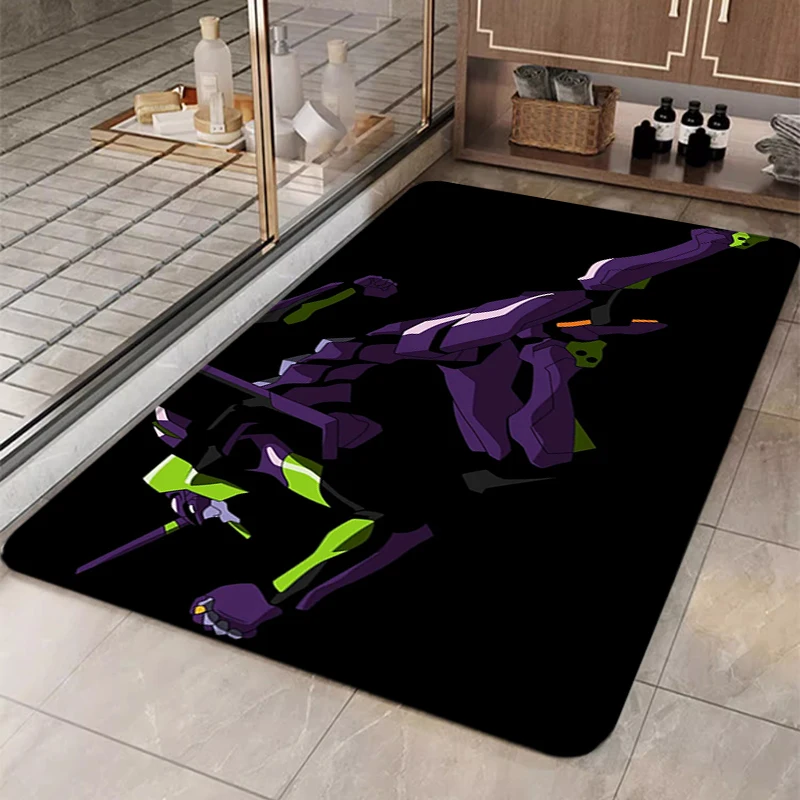 

Kitchen Prayer Rug for Bed Room Floor Carpet Neon Genesis Evangelion Custom Bath Mat Carpets Bedroom Mats Home Entrance Doormat