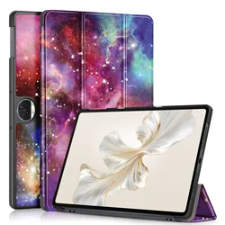 Premium Folding PU Leather Smart Cover with Auto Wake Up Feature for Honor Pad 9 12.1 (YHX)