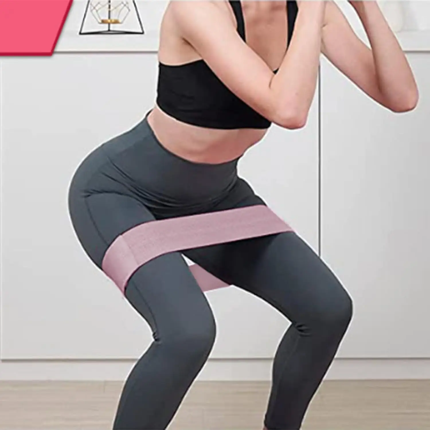 Anti-Slip Elastic Booty Bands for Fitness and Yoga Workouts