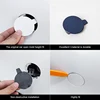 NEW For Tesla Model 3 Auto Front Bumper trailer Tow Hook Eye Cover Trim Trailer Cap Plug 1460701 1084173 Car Accessories 4