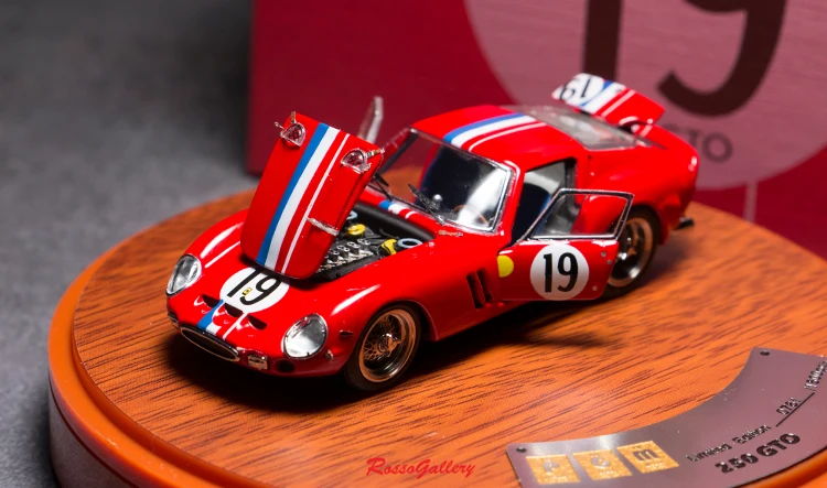Модель автомобиля PGM 1:64 250GTO 1962 24 часа Ле-Мана | AliExpress