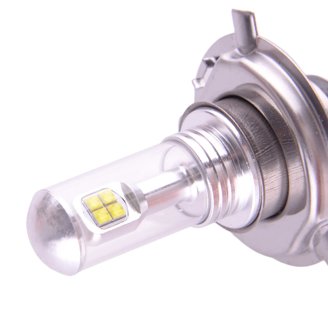 CITALL 오토바이 화이트 설상차 LED 헤드라이트 전구, 폴라리스 RMK 500 600 700 800 900 6500K 80W 9-36V, 2 개