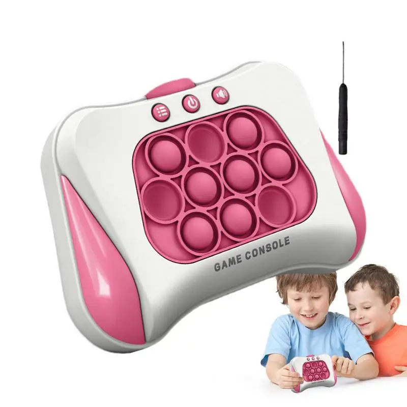 

Handheld Game Breakthrough Puzzle Game Machine Fun Squeeze Toy Press Bubble Game Parent-child Toys For Kids And Adults