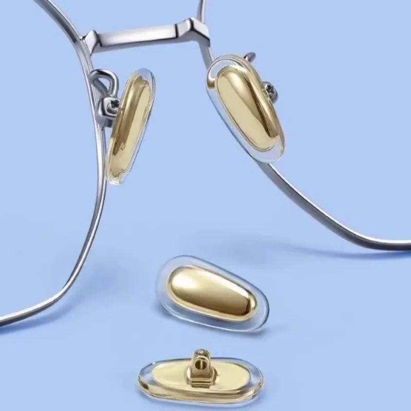 Non-slip Glasses Nose Pad Eyeglasses Silicone Wrapped Outside Nose Support Lightweight Spectacles Nose Rest Eyewear Accessories