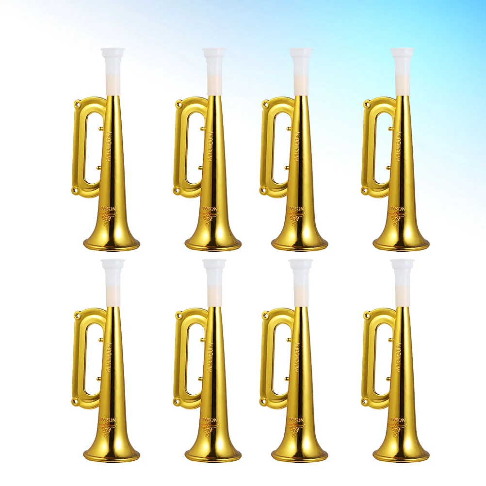 18 Pcs Plastic Trumpet Toys Kids Musical Instruments Sports Props Promotional Gadgets Party Gifts Souvenirs Horns For Team