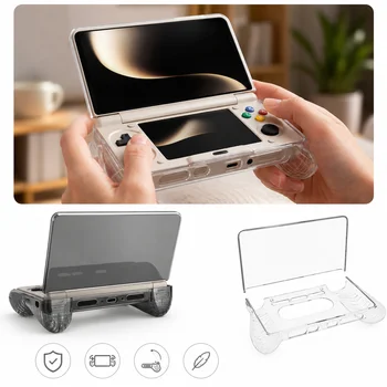 Custodia Protettiva Morbida in TPU Trasparente AYN Thor per Console Portatile, Sottile e Antiscivolo con Tagli Precisi per il Gaming Quotidiano
