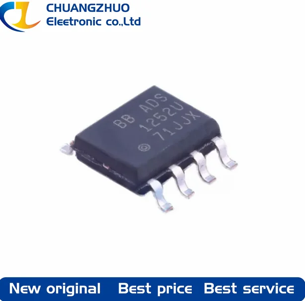 

1Pcs New original ADS1252U/2K5 ADS1252U 5V 24 40kHz SPI SOIC-8 Analog To Digital Converters