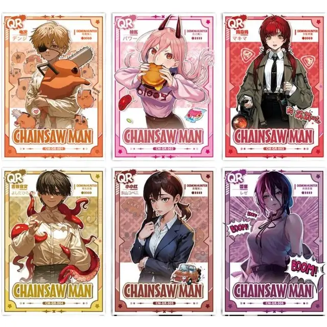 Anime Chainsaw Man Rare CP Reflections Flash Cards Denji Makima Hayakawa  Aki Toys for boys Collectible Cards Birthday Gifts - AliExpress