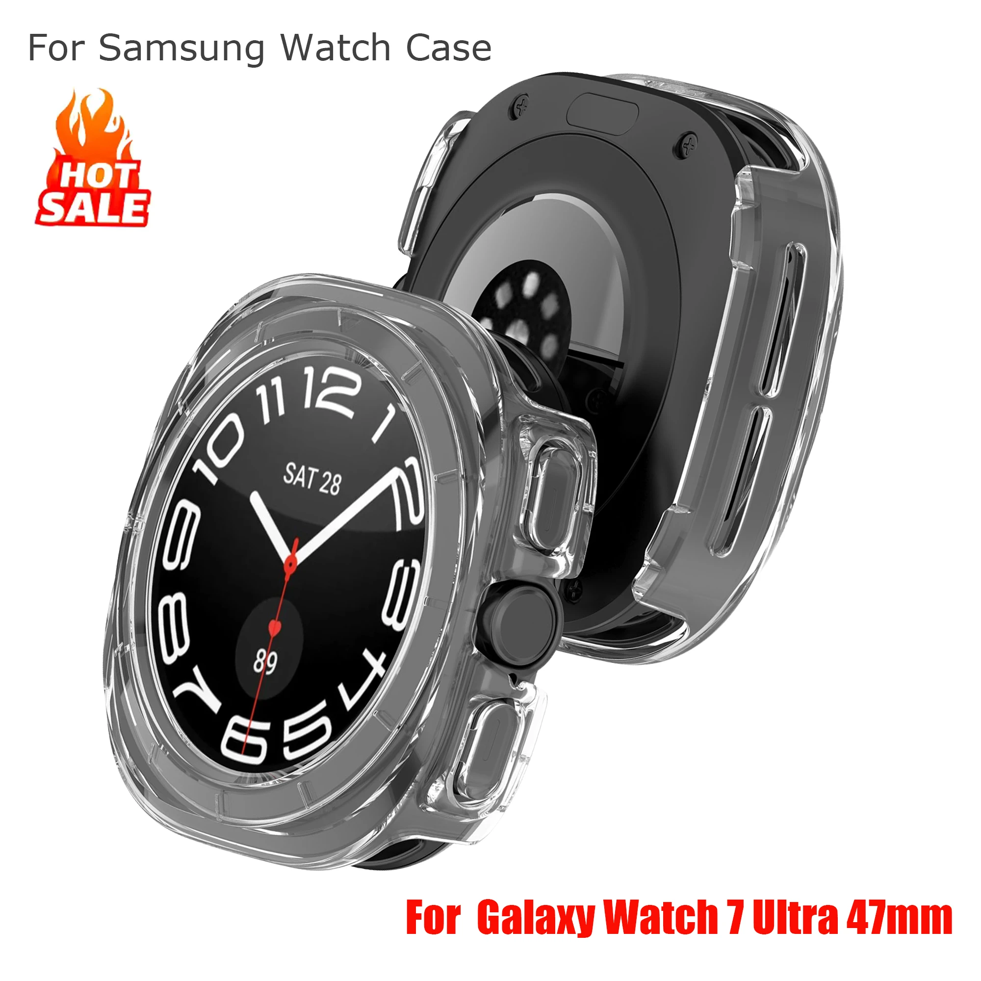 Durable PC Protective Case for 47mm Smartwatch – Premium Shell Cover Accessory