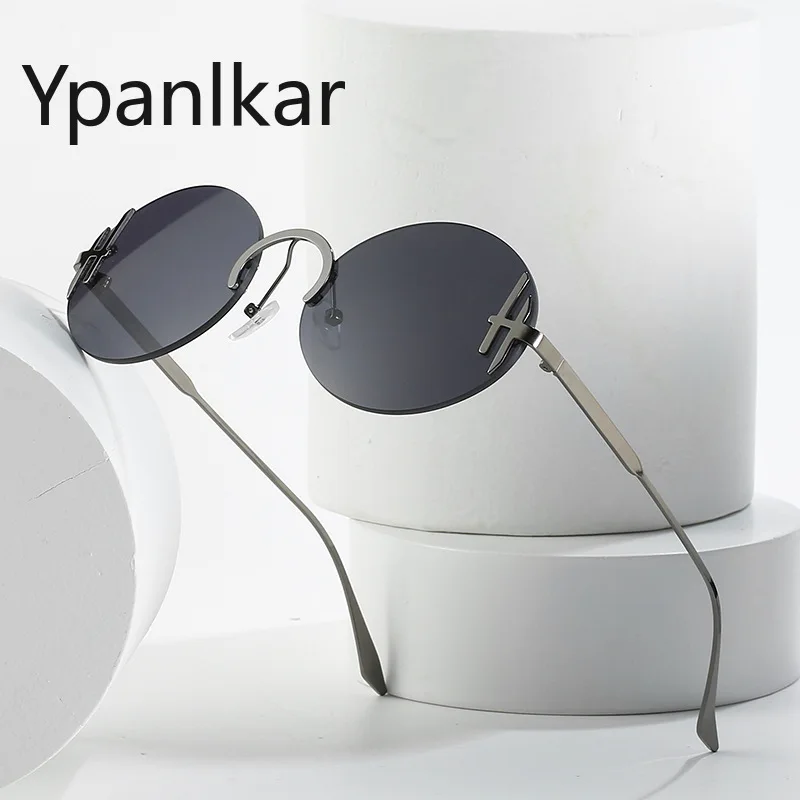 

2022 New Summer Fashion Round Frame Sunglasses Personalized Stainless Steel Fashion Sunglasses Women