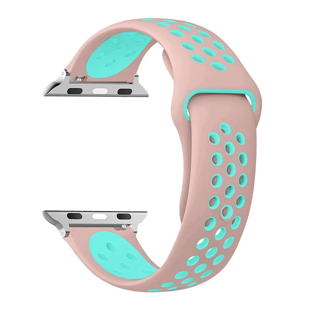 Breathable Silicone Sports Watch Strap