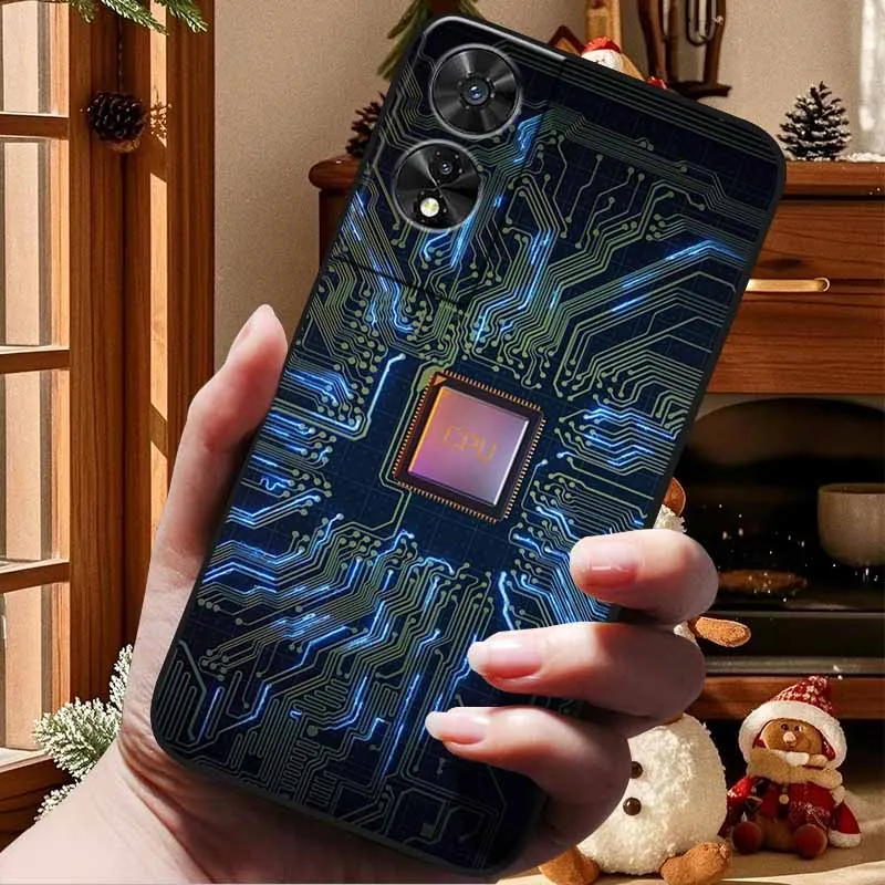 Charming Cat Design Soft TPU Silicone Phone Case for TCL 505 - Cute and Durable Back Cover