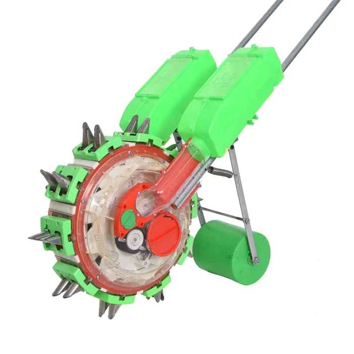 For Manual Hand Propelled Wheel rolling Corn Peanut Soybean Seeder Multifunctional Precision Seeder Planter Fertilizer Spreader