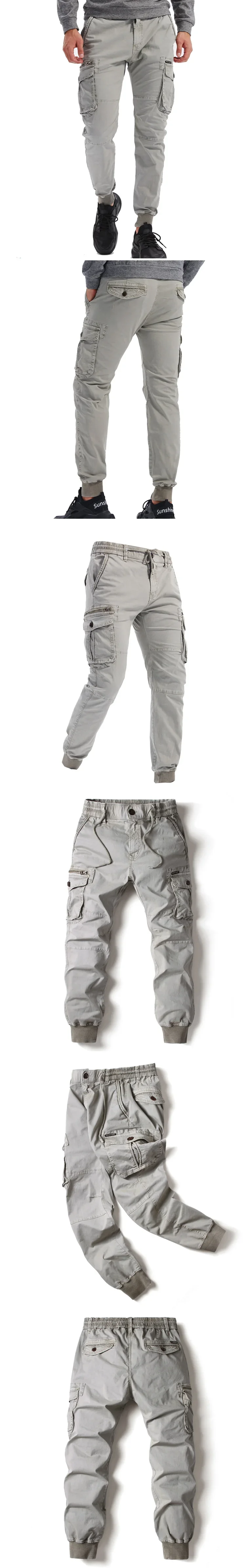 Description Picture 3 of itemOveralls Men's Jogging Slacks Cotton Pants Military Street Wear Men's Work Tactical Tracksuit Pants Plus Size