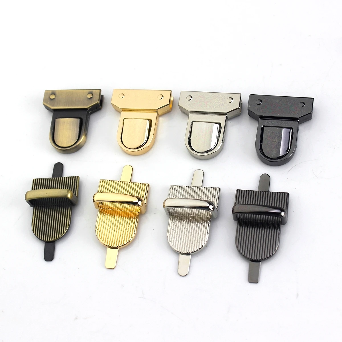 Enhanced Metal Press Lock for Bags and Leather Crafts