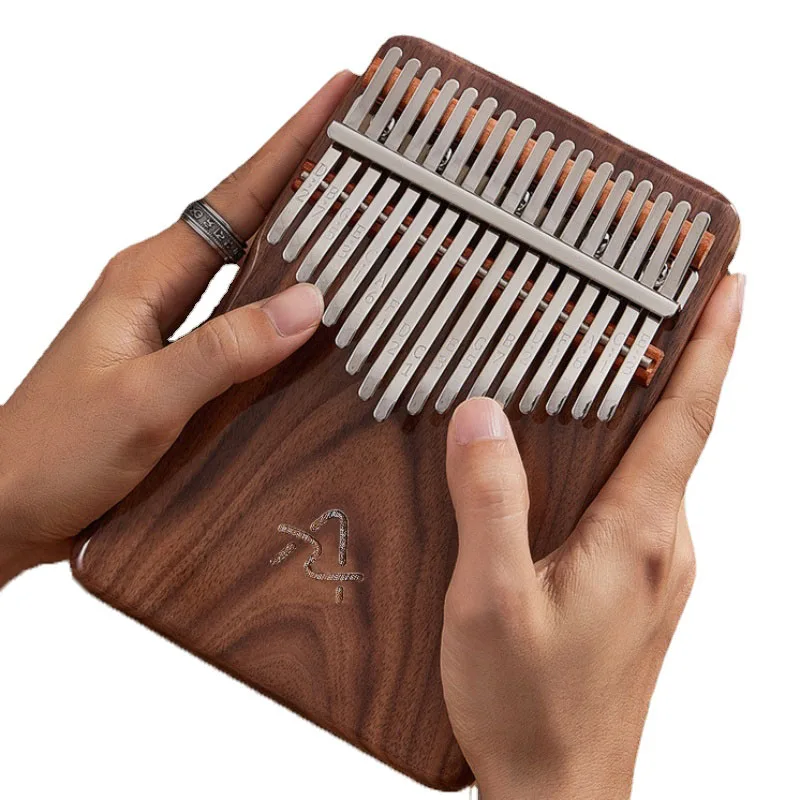 Black Walnut Kalimba Instrument 17 Key 21 Key Professional Instrument Mini Instrument for Children Portable Mini Kalimba Kawaii