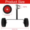 Universal Lawn Mower Support Wheel Adjustable Grass Gasoline Trimmer Attachment Garden Portable Side Hanging Electric Maintenanc 6