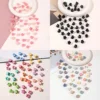 50Pcs Colorful Mini Flower Hair Claw Clips for Girl Cute Hair Styling Accessories Holiday Gift Decorative Bun Clamp Tiny Hair