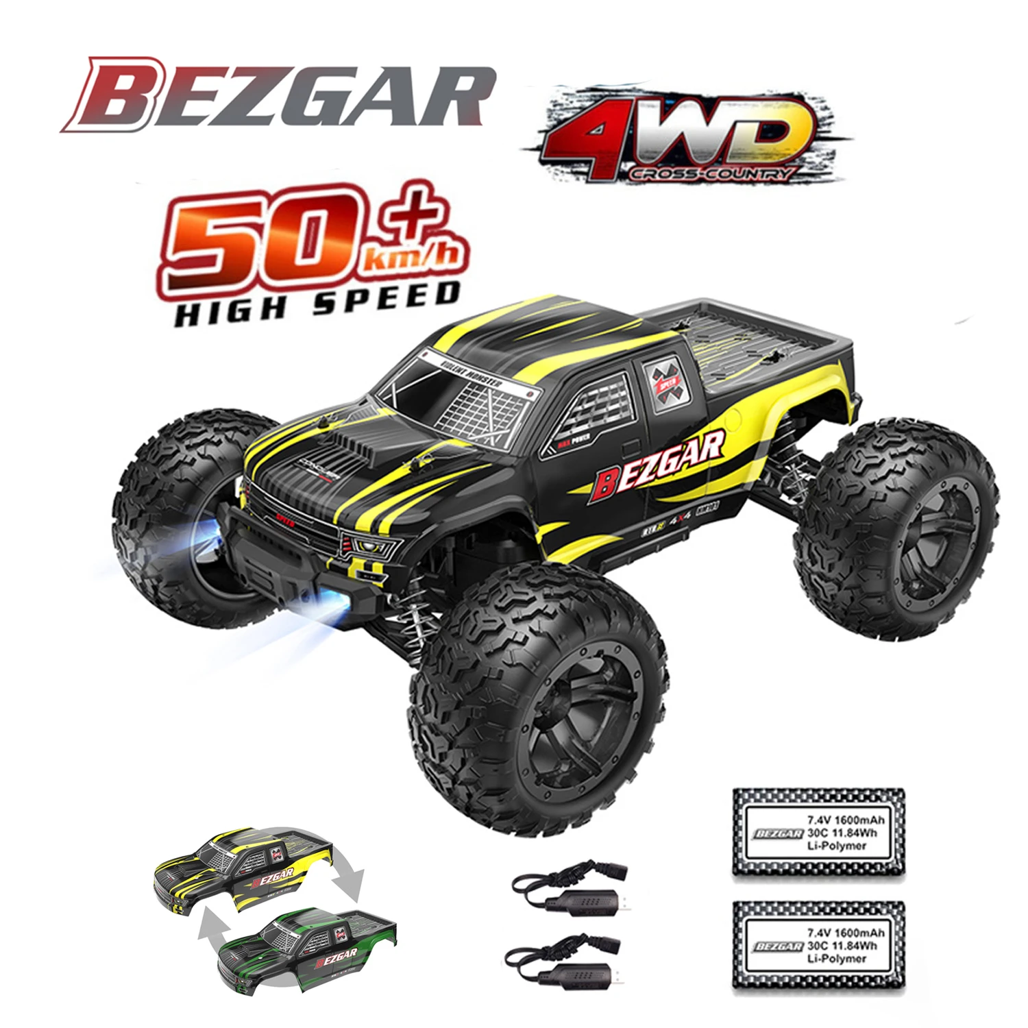 BEZGAR HM101 Hobi RC Mobil 1:10 Segala 