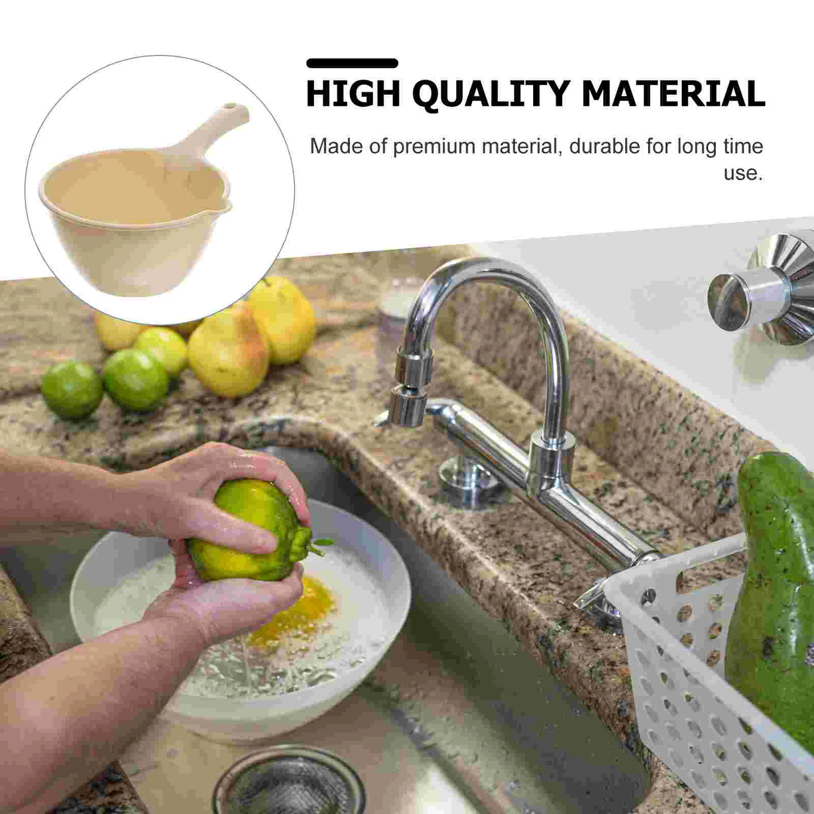 1Pc Plastic Shampoo Spoons Water Cup Bath Scoop Japanese Style Water Ladle Home Bathroom Dipper Handle Hair Washing plastic water ladle