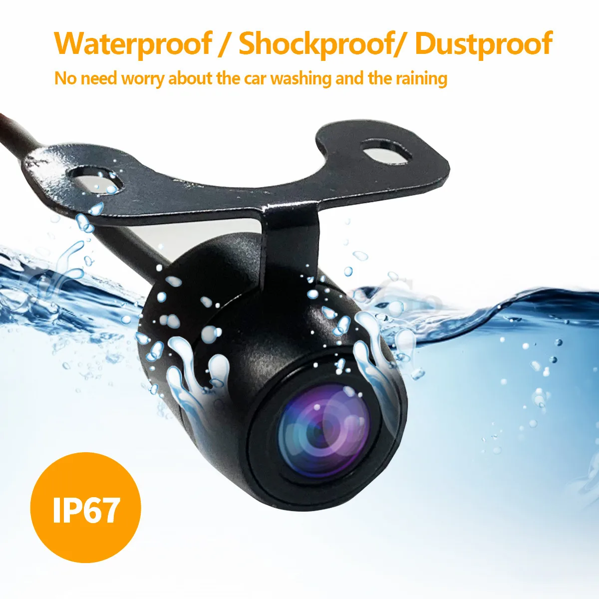 Car Backup CCD Front Rear View Camera 170 Degree Wide Angle Waterproof Without Guide Line Auto Parking Sensor System rear camera rear view camera front and rear cameras