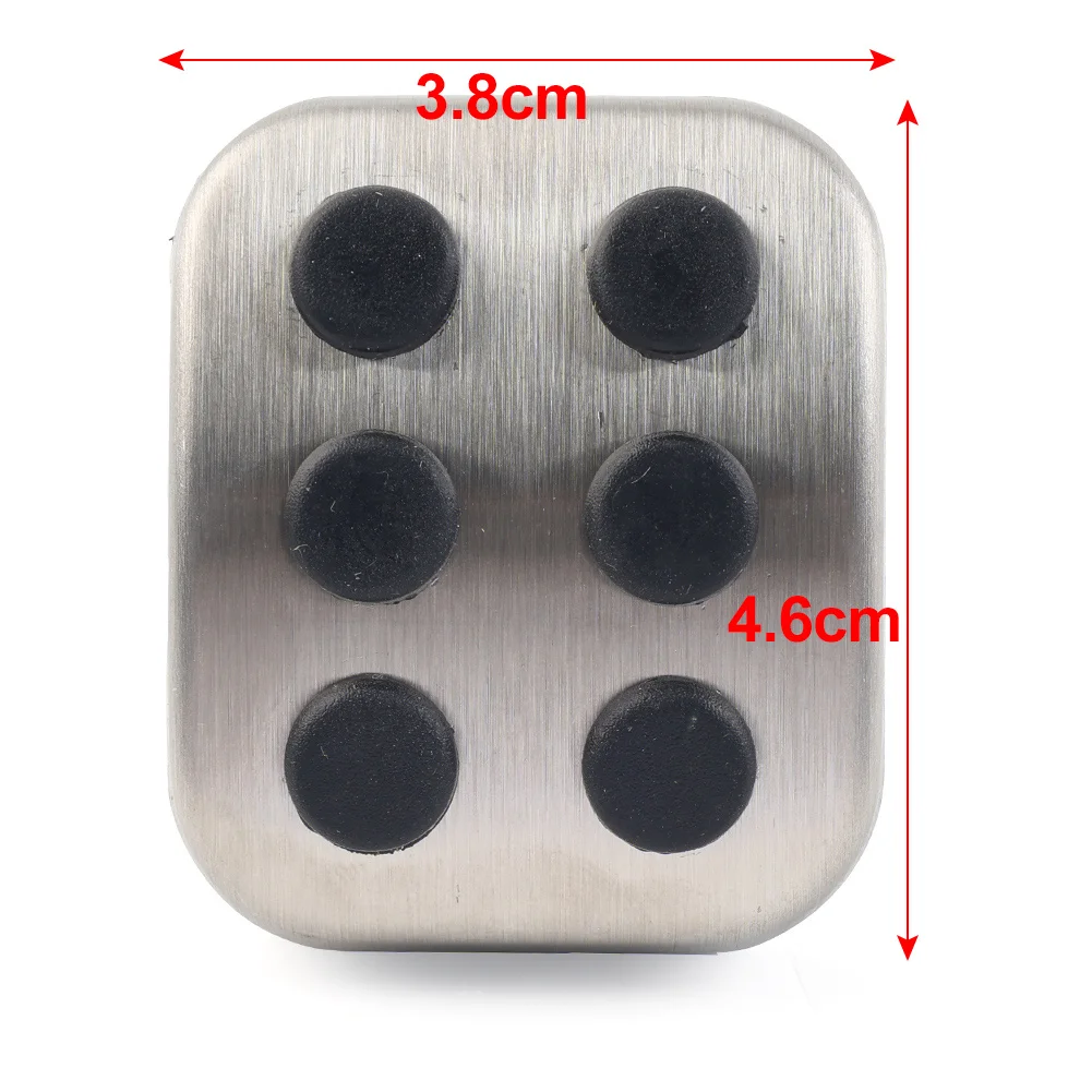 Car Parking Brake Pedal Pad Cover For Mercedes Benz Dodge Challenger Charger Magnum Chrysler 300