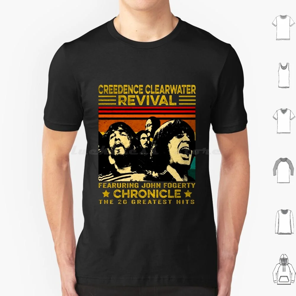 Creedence 596 Revival T Shirt Cotone Uomo Donna Stampa Fai Da Te Creedence 596 Revival Creedence 596 Revivals